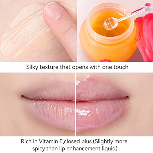 Swetiyou Lip Plumper Lip Mask Set, Lip Plumper Gloss Lip Injection, Strawberry Propolis Moisturizing Lip Sleeping Mask, Hydrating & Prevention Dry And Cracked Lip Scrubs Exfoliator (Ginger And Strawberry) #TOP2