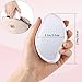 Crystal Hair Eraser - Reusable Crystal Hair Remover for Women & Men - Painless Exfoliation Tool for Back, Legs, Arms (White)