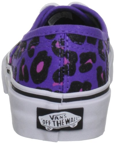 Image of Vans Women's Fashion Sports Canvas Trainer, Cheetah Glitter Purple Magenta, 6 us