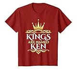 Cadeau personnalisé avec le nom de Ken avec l'inscription « Kings are Named Ken ».