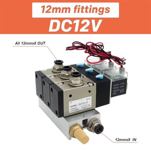 Bloc d'électrovanne NF pour simplifier le montage pneumatique AC110V - 3