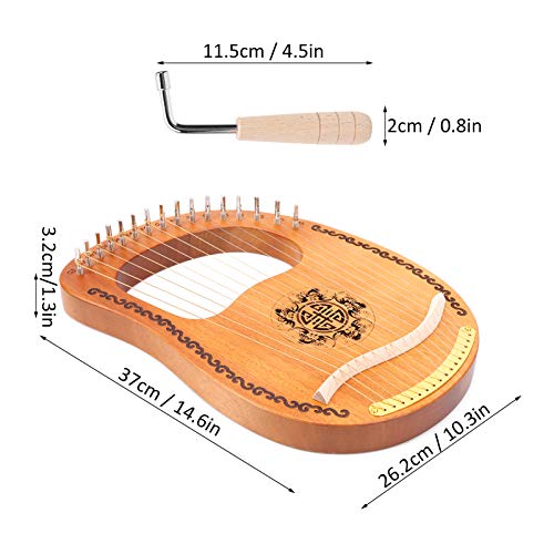 Muziekinstrument, harp Goede leeraccessoires Duurzaam en niet gemakkelijk te beschadigen voor muziekspelers voor… - Image 5