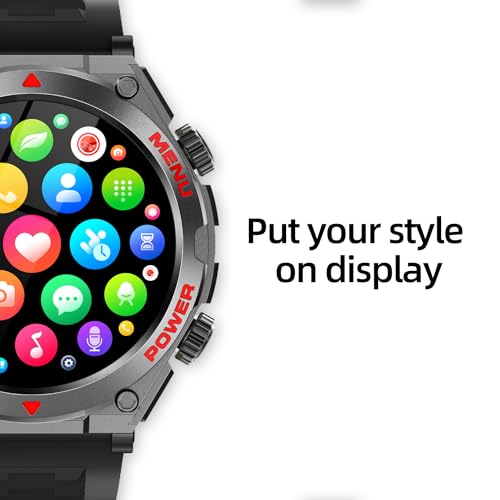 Bvlrksc SS666 Military Smart Watch For Men, 1.52 Inch Hd Fitness Tracker Smartwatch With Answer/Make Call, Sport Watch With Heart Rate Spo2 Stress, Sleep Monitor Compatible thumb #7