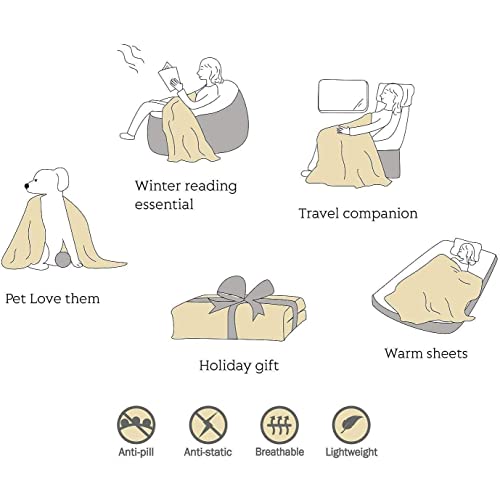 Yraqlvu Mermaid Throw Blankets, Mermaid Tail Soft Fleece Cozy Blankets Couch Bed Decor, Plush Fuzzy Flannel Blanket For Girls Women 50X60 Inches #TOP7