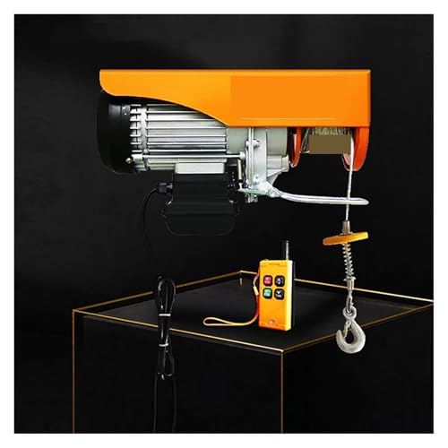 Tragbarer elektrischer Hebezug 100-1000KG, Fernbedienung Drahtloser Kran mit 12m Hubhöhe.Ideal für Garage, Scheune, Fabrik.