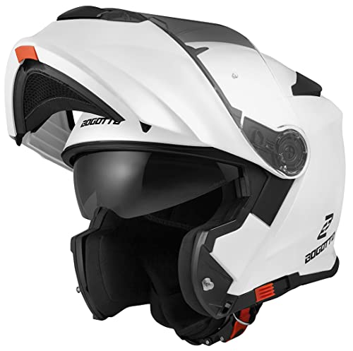 Bogotto V271 Casque de moto (White,XXL)