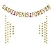 Ucity Same Pines Forever Glitter Banner For Bachelorette Party Bridal Shower Decorations with 2 Pack Paper Garland (Same Pines Forever)