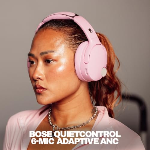 Image of Skullcandy Crusher 1080 ANC Headphones with Sound by Bose - Candy | Multi-Sensory Bass, Active Noise Cancelling, Bose Audio Technologies, 60 Hours Battery, Microphone, Travel, Music, Commuting