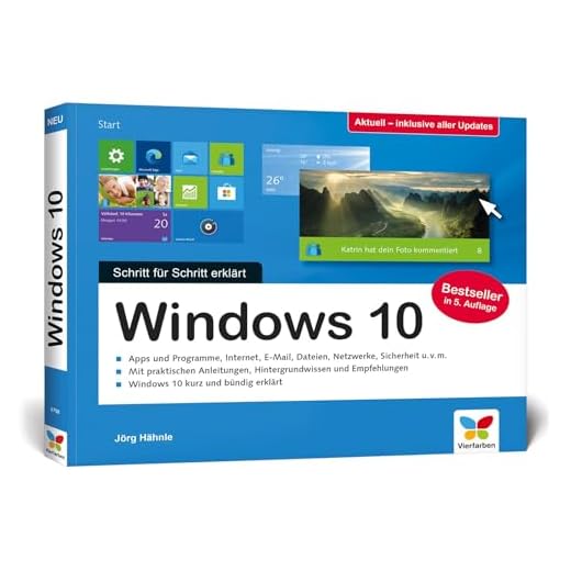 Windows 10: Schritt für Schritt erklärt. Das Handbuch im praktischen Querformat. Komplett in Farbe. Aktuell inkl. Frühjahrs-Update 2020.