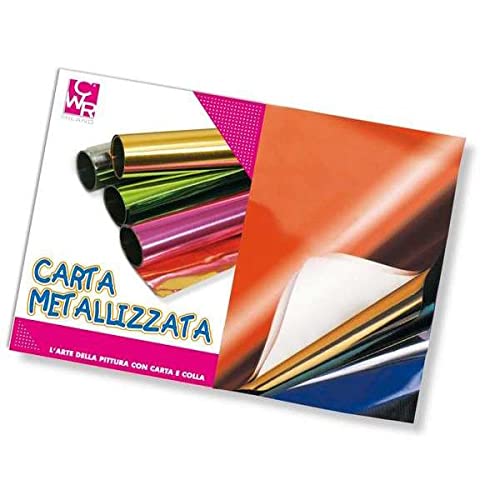 Carta metallizz. cm.35x50 conf.10 fg. - col. ass