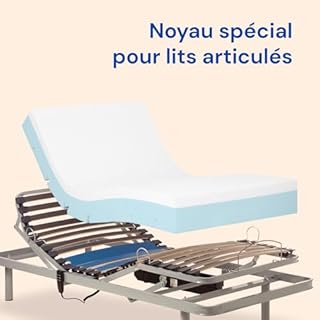 Geriafy - Matelas viscoélastique 80x200 | 20 cm d'épaisseur | Tissu Frais et Doux | Convient aux Lits électriques, Blanc