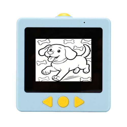 Image of Jiawu Smart AI Voice Sticker Printer, 2.4G WiFi AI Voice Powered Sticker Maker with 2.4Inch HD Screen, 2Paper Rolls & 6Colored Pencils, Mini Thermal Printer for Home, Study