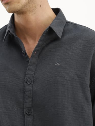 WROGN Men's Cotton Blend Oversized Shirt Teal Blue M - Image 6