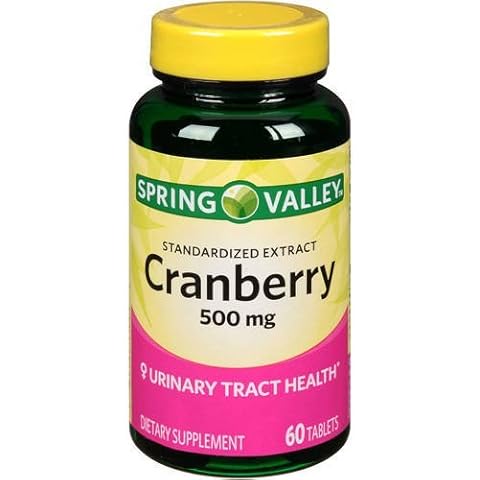 Spring Valley Cranberry 500 mg Tablets Cover