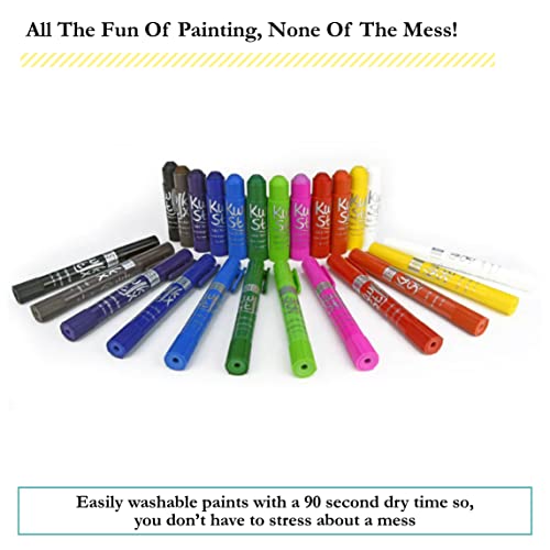 The Pencil Grip Kwik Stix Solid Tempera Paints, Thin Stix Paint Pens, Super Quick Drying, 12 Classic Colors For Children - 12 Pack - Tpg-608 #TOP2