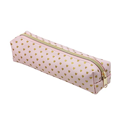 Estojo PU Pastel 1 Zíper Rosa, BRW