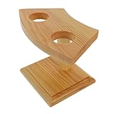 Garneck Elegant 2-in-1 Sushi and Ice Cream Cone Holder Wooden Bracket for Occasion