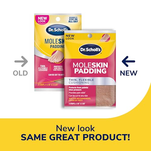 Dr. Scholl's Moleskin 4 1/8 Inch X 3 3/8 Inch Padding, 3 Count Package - image 3