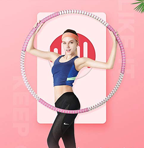 LY-01 Hula Hoops Weighted Fitness Hula Hoop - Elección de Colores (Color : Azul)