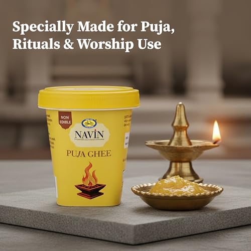 Image of Cycle Pure Navin Puja Ghee 200ml | Non-edible Ghee for Diyas /Lamps, Aarti & Rituals