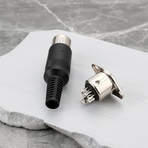 Adaptador macho y hembra DIN 7 pines x12 piezas miniatura 6