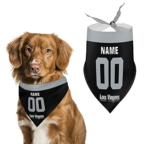 ANTKING Las Vegas Custom Dog Bandana Pet Gear Select Any Name Any Number Gifts for Dogs Cats