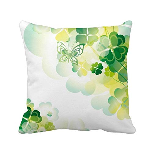 Coussin de la Saint-Patrick trèfle à quatre feuilles pour cadeau déco - 2