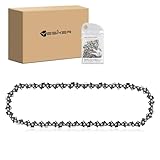 Yesker 1-Pack 18 Inch Chainsaw Chain, .325' Pitch, .050' Gauge, 72 Drive Links, Low Kickback - Semi Chisel