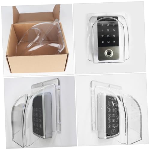 Timbre resistente a la lluvia SHINEOFI con protector exterior transparente de dos piezas 5