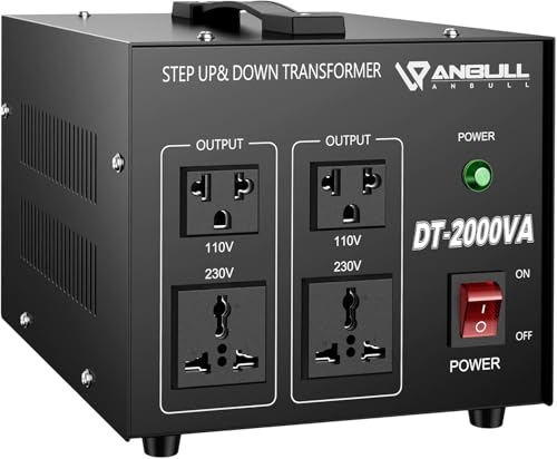 Anbull DT- 2000W Spannungswandler Ringkern-Transformator,...