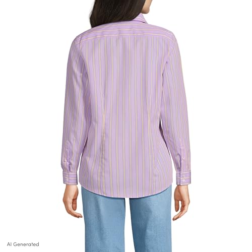 Image of Lands' End Women's Pinwale Cord Long Sleeve Shirt