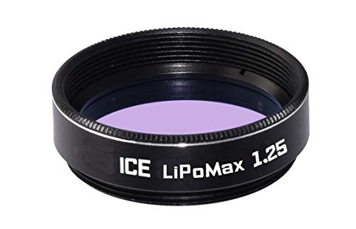 Desmond-Ice ICE-LIPOM-125 1.25 Inch Lipomax Double Strength Light Pollution Filter For Telescope Reduction cover