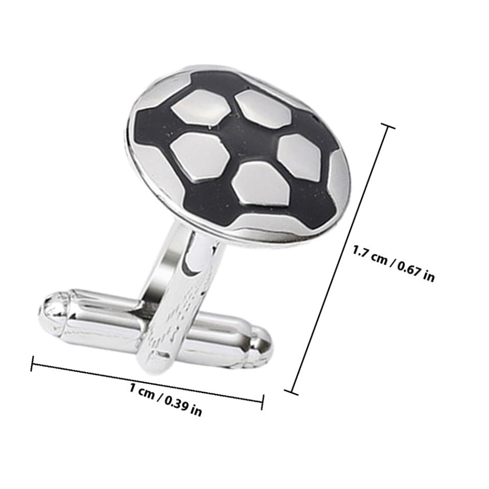 Set de 4 Mancuernillas de Fútbol para Hombre miniatura 2