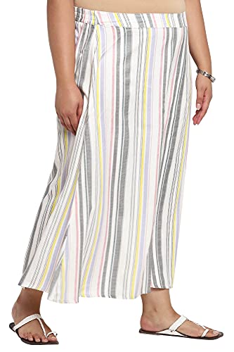 Image of Aurelia Women High Rise Printed Strechable Regular Fit Culottes | Calf Length Culotte