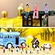 Namalu 100 Stück Miniaturfiguren Maßstab 1:150 bemalte Architektonischen Menschenfiguren Sitzen und Stehen Plastik Menschen Figuren Verschiedene Posen Mini Modelleisenbahn Figuren für Miniaturszenen
