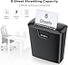 Bonsaii Paper Shredder for Home Use, 8-Sheet StripCut Home Office Shredder, CD/Credit Card Shredder Machine with Overheat Protection, 3.4 Gallons Wastebasket
