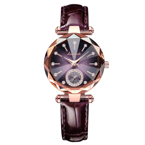 Montre femme NN BEN NEVIS en cuir violet pour sublimer vos tenues quotidiennes