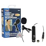 Vidpro XM-L2 XLR Lavalier Microphone for DSLRs, Camcorders & Video Cameras 20' Audio Cable