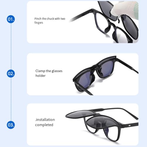 Polarized Clip On Sunglasses Flip Up Oversize Polarized Driving Glasses UV Protection Anti-glare for Women Men4