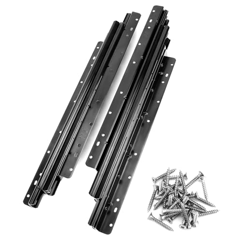 QWORK® Coulisses de tiroir...