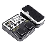 Leftwei 58 Multi-Effekt-E-Gitarren-Effektpedal, mit Expression-Pedal Gitarreneffekt-Pedal, 40s Phrase Loop für Kopfhörer Computer MP3 CD-Player