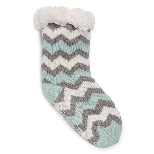 MUK LUKS Unisex Kid's Cabin, Garden Frost, L (1-3)