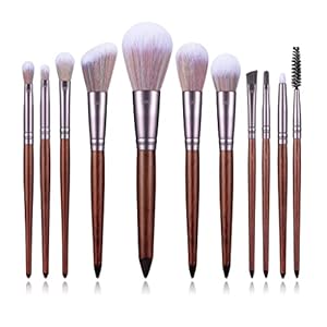 Color Mixing Bristles Wooden Handle Makeup Brush Set Beauty Makeup Tools