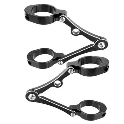 Abrazadera de faro para rutas nocturnas en moto soporte ajustable 39-41mm