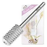 Pana Brand Professional SILVER XC (Extra Coarse) Smooth Round Top Large Dome Top Barrel Carbide Bit 3/32