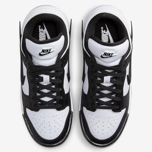Image of Nike Women's Dunk Low Twist Sneaker, Black White Black, 5.5 US
