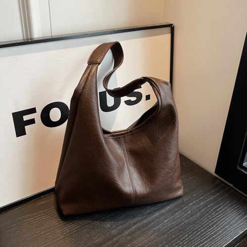 Bolso Hobo para mujer de cuero vegano suave miniatura 3