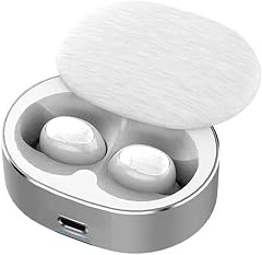 Bluetooth in Ear Headphones Wireless Earbuds Waterproof Bilateral Talk Bluetooth Headset with Rotatable Metal Charging Case 30H Playtime