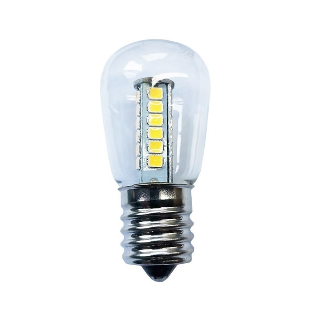 fengyan Casa bombillas, Paquete de 20 bombillas LED for frigorífico T26S E12/E14/E17/B15D AC220 V, bombillas for microondas, iluminación con sal Familiar Lámpara(Warm 2700K,E14 220V)