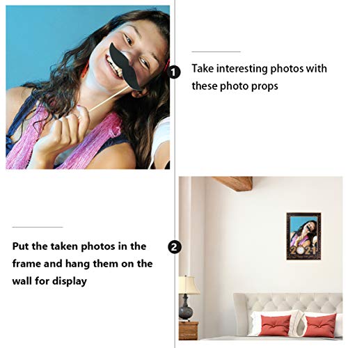 KESYOO 15 peças 2021 ano novo kit de acessórios para cabine fotográfica porta-retratos armação Ano n